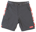 Aruba Sailing Shorts - Grey w/Hawaiian Stripe